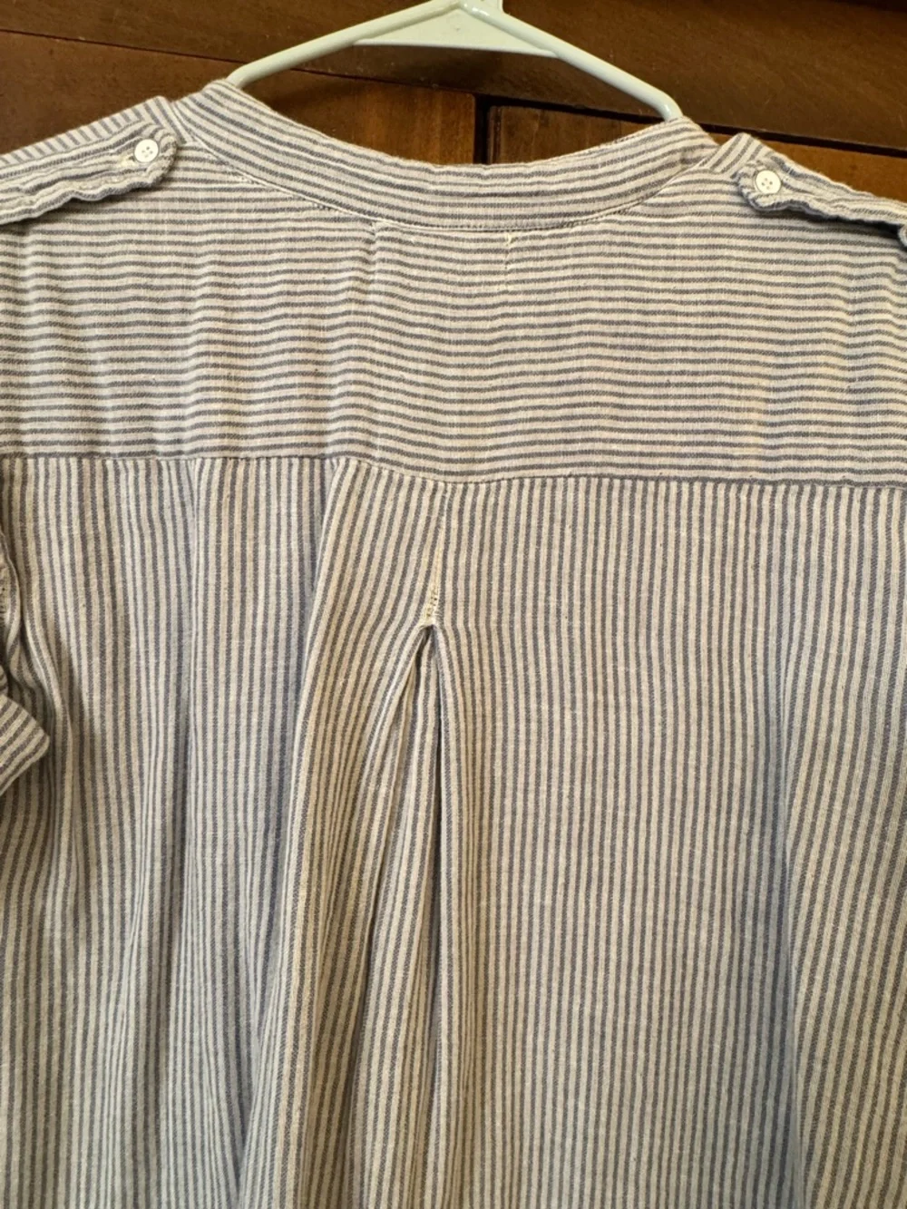 Velvet by Graham & Spencer Striped Button Tunic Shirt Dress Sz S